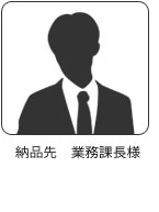 納品先 業務課長様